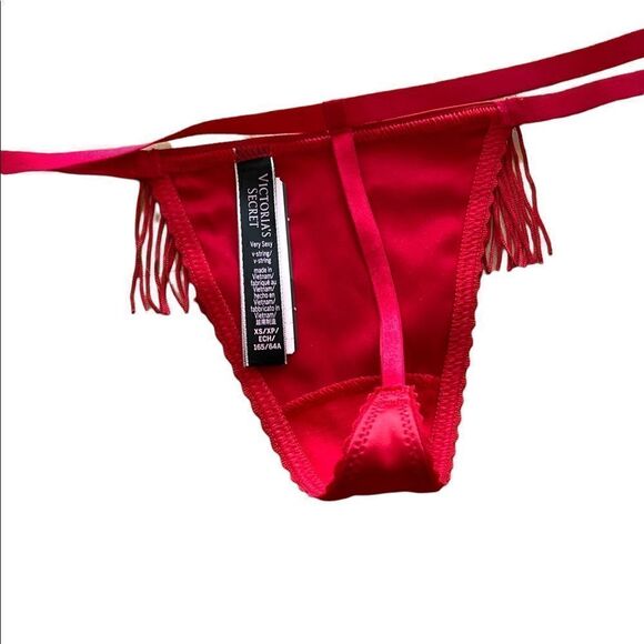 Victoria secret very sexy fringe v string - Picture 4 of 10